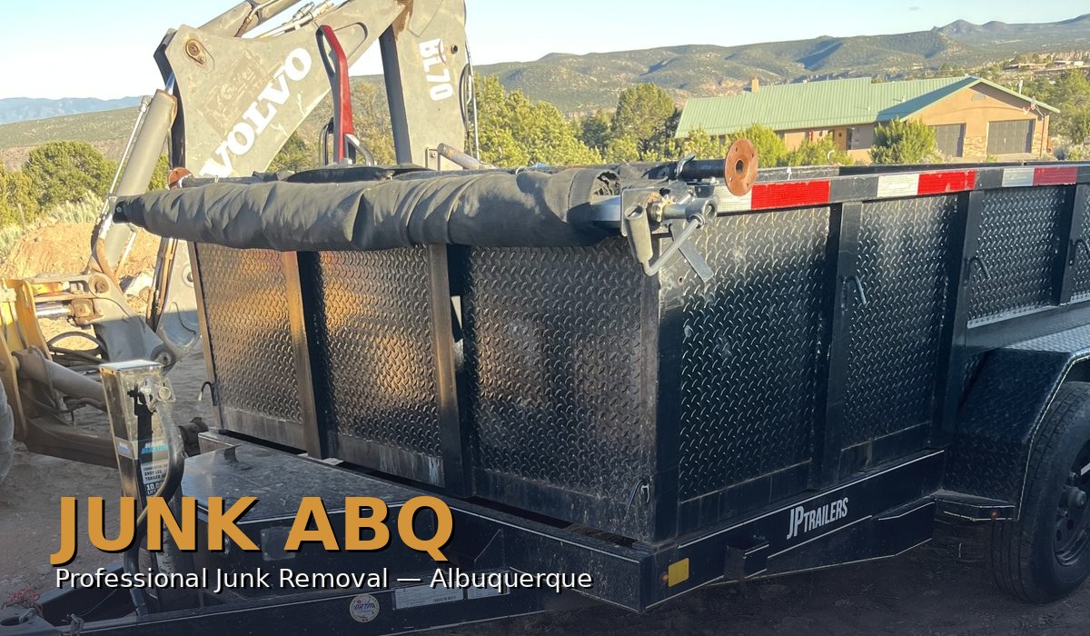 Professional junk removal service in Albuquerque NM — furniture, appliance, and debris hauling